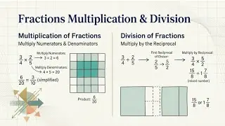Fractions: Multiplication and Division: The Easy Way (With Examples)