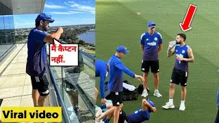 Watch video : Team India practice session in perth today| Virat kohli practice session