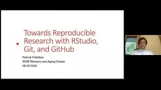 Towards Reproducible Research with RStudio, Git, and GitHub