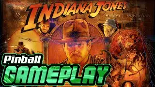 Indiana Jones the Pinball Adventure Gameplay - Williams Electronic Games, Inc.