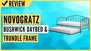 Novogratz Bushwick Metal Daybed & Trundle Twin Size Frame Review