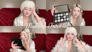 Frosty Makeup Trend 2025 | Eyeshadow Makeup Tutorial | Vlogmas Day 18