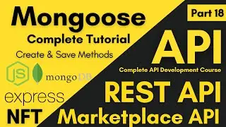 Creating First Data To MongoDB Database | Mongoose Create And Save Methods To Write Data | NFT #api