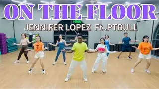 ON THE FLOOR - JENNIFER LOPEZ ft. PITBUL | ZUMBA | EASY STEPS | BEGINNER ZUMBA | CHOREO BY SANU 