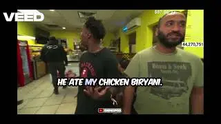 Guy ragebaits speed💀😭 by eating his food  #ishowspeed #speed #ytshorts #clips #funnyclips #edits