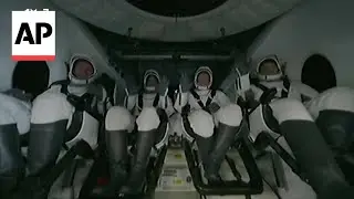 Astronauts from Turkey, Italy and Sweden return to Earth, ending private space station trip