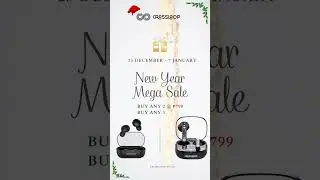 🎉 New Year Mega Sale! 🎆Unbelievable deals:🎧 Buy 2 @ ₹799, 3 @ ₹999✨