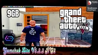 GTA 5 Lite Game Test | 9GB Only | Gamehub Lite V5 (Windows) Emulator Android