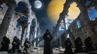Under a Foreign Planet | Dark Gregorian Chant Ambient for Deep Sleep