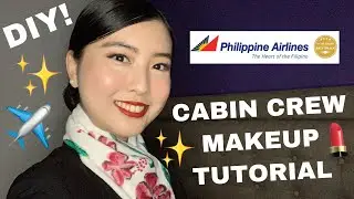 PAL Cabin Crew Makeup | Philippine Airlines Flight Attendant Makeup Tutorial DIY