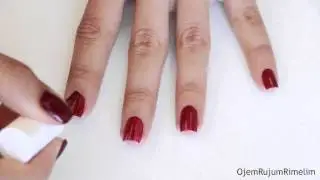 Oje Nasıl Sürülür ? | How To Apply Nail Polish Perfectly ?