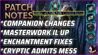 🔥CRYPTIC OWNS Tarmalune Bars BUG! AOE Companions,Masterwork IL Up, Enchants FIX - Neverwinter M25