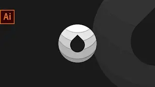 Logo Design | Water Logo | How to make Logo In Illustrator cc 2020