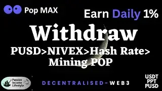 PopMax - Withdraw PUSD-NIVEX-Hash-Power-POP