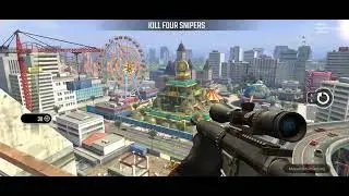 Pure Sniper Z10 Mission 33 Temple Gun Kill Four Snipers