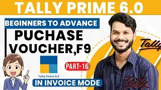 Purchase Voucher Entry in Tally Prime | Learn Purchase Entry in Tally Prime 6.0 Easily 🔥 #tallyprime