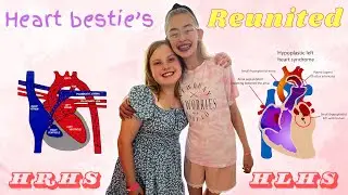 First SLEEPOVER for two BESTIE’S with HALF A HEART! | HLHS & HRHS