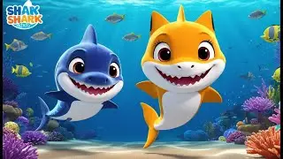 Baby Shark Wore Socks on Fins | Funny and Cute Kids Nursery Rhyme Animation