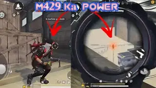 M429 Ka Power In Free Fire | Free Fire gameplay video | #shorts #viral #video