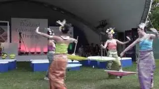 Beautiful Umbrella Dance at the Taste of London Festival 2013 - Day 4 of 4