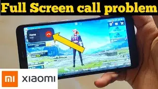 Pubg Khelte Time Incoming Call Problem | Background Call In Redmi Phones | Call Full Screen Problem