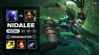 Nidalee Mid vs Ryze - EUW Grandmaster - Season 12 Patch 12.5