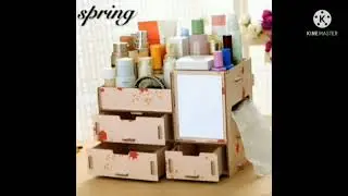 Unboxing Shopee Wooden DIY Makeup Organizer/Makeup Drawer Box Jewelry for only 135 pesos