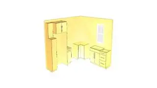 Barker Modern simple kitchen cabinet layout tutorial