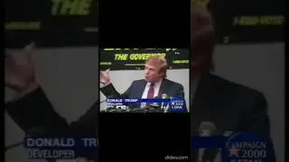 Trump on the Reform Party being excluded from Presidential debates
