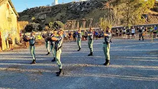 ESCUADRA DE GASTADORES  BRILEG. EN OLULA DEL RIO. UNIDAD DE ZAPADORES EN I RUNNING VÍA VERDE.