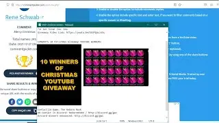 CHRISTMAS WINNERS for 2021