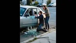 🔴 Man Breaks Car Window to Save Baby &mdash; Mother&rsquo;s Reaction Shocked Everyone! 😱👶🚗#hero  #BabyRescue