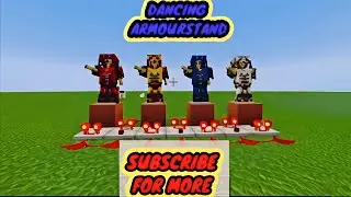 HERE IS HOW TO MAKE A DANCING ARMOUR STAND IN MINECRAFT @YesSmartyPie @SenpaiExtra @SenpaiSpider 