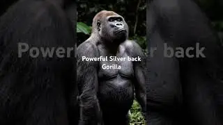 Silver back Gorilla #Gorila #Intelligent animal