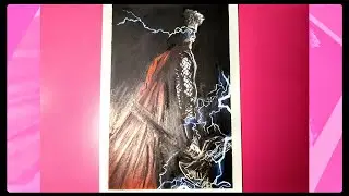 painting of THOR - the god of thunder