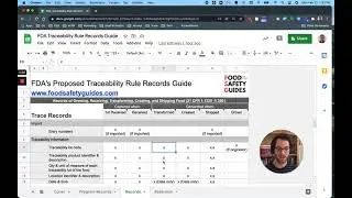 Intro to FDA's Proposed Food Traceability Rule, 4/4