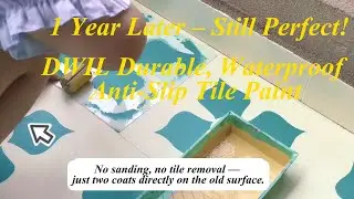 1 Year Later – Still Perfect!Tile Renovation Made Easy#dwil #bathroom #contractor