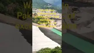 Tarbela Dam Spillways Opened Twice Today🌧️🚨 Heavy rains & flood warning cause massive water release.