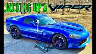 How to Lift a Dodge Viper with a Floor Jack
