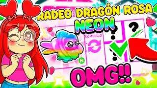 TRADE&Eacute; DRAG&Oacute;N ROSA NE&Oacute;N de ROBUX por la MEJOR OFERTA en ADOPT ME! 😱💖 | Roblox Luly