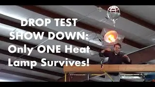 Drop Test Showdown: Only ONE Heat Lamp Survives! 🔥💥