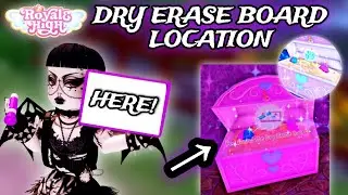 This Is Where the Dry Erase Board Is in Royale High