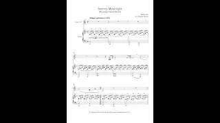 Stormy Moonlight (Moonlight Sonata Remix) (French Horn and Piano)