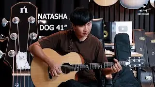 กีตาร์โปร่ง Natasha DOG 41