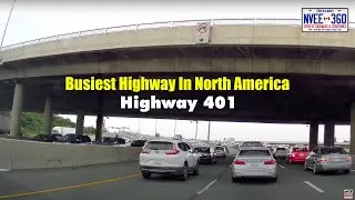 Busiest Highway In North America - Highway 401 | Really Very Busy Freeway