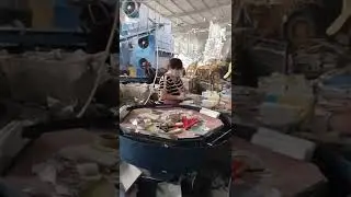 Automatic book glue cutter and peeler working in factory