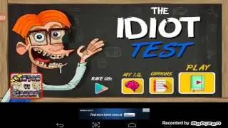 IT'S SO HARD!|THE IDIOT TEST