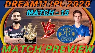 #IPL2020 - Match 15 : RCB vs RR - HEAD TO HEAD MATCHES - #TEAMCOMPARISON : #RCBvRR : #RRvRCB