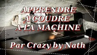 Premières coutures à la machine à coudre