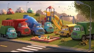 Vehicles build & Play- Funny Truck animation for kids